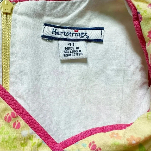 Hartstrings | Faux Wrap Sleeveless Dress (4T) 💛🌺 - Picture 6 of 7